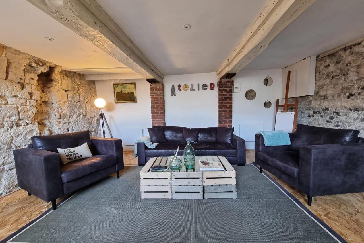 فيلا Le Jardin D'Eugene - 4P House - Terrace - Historic Center أونفلور المظهر الخارجي الصورة