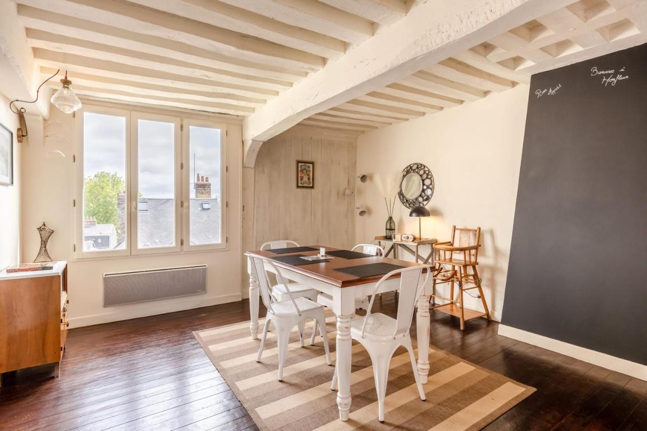 فيلا Le Jardin D'Eugene - 4P House - Terrace - Historic Center أونفلور المظهر الخارجي الصورة